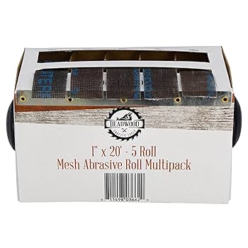 DCT Mesh Abrasive Paper 5-Piece Sand Paper Variety Pack with